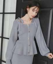 画像をギャラリービューアに読み込む, ペプラムニットスカートセット/TT547407