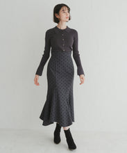 画像をギャラリービューアに読み込む, ストライプドットフロッキーマーメイドスカート/TT547214