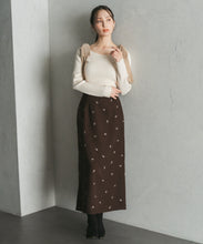 画像をギャラリービューアに読み込む, 【再入荷】ベロア肩リボンニット/TT538309