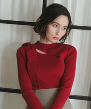 画像をギャラリービューアに読み込む, アシメカットリブニット/TT548310