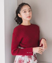 画像をギャラリービューアに読み込む, サイドレースアップミドルリブニット/MM548320