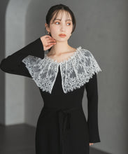 画像をギャラリービューアに読み込む, ビックレース衿マーメイドワンピース/TT547410