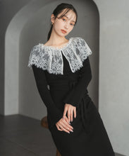 画像をギャラリービューアに読み込む, ビックレース衿マーメイドワンピース/TT547410