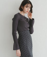 画像をギャラリービューアに読み込む, 衿付袖フレアニット/TT548312