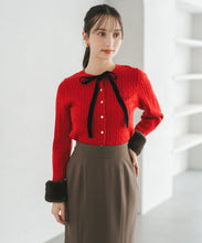 画像をギャラリービューアに読み込む, ケーブルリボンカーディガン/TT548408