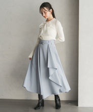 画像をギャラリービューアに読み込む, ベルト付きアシメフレアスカート/TT547216