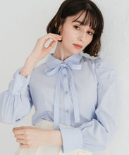画像をギャラリービューアに読み込む, 襟付きボウタイシャツブラウス/TT548102
