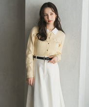 画像をギャラリービューアに読み込む, 襟付きケーブルカーディガン/TT548409