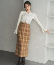 画像をギャラリービューアに読み込む, チェック柄ストレートスカート/TT547210