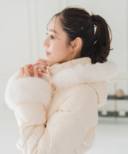 画像をギャラリービューアに読み込む, スタンドネックフードロングダウン/MM548602