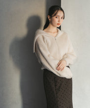 画像をギャラリービューアに読み込む, ふわふわセーラーカラーニット/TT548407