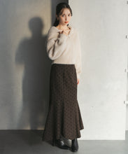 画像をギャラリービューアに読み込む, ストライプドットフロッキーマーメイドスカート/TT547214
