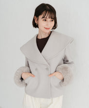 画像をギャラリービューアに読み込む, 【予約販売/11月上旬発売予定】ビッグカラーショートコート/TT548603
