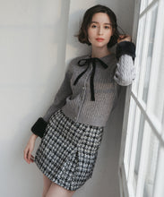 画像をギャラリービューアに読み込む, 【予約販売/12月上旬発売予定】ケーブルリボンカーディガン/TT548408