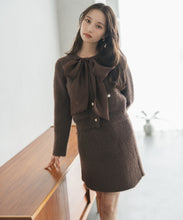 画像をギャラリービューアに読み込む, シャギーカーデ×ミニスカセットアップ/TT547411