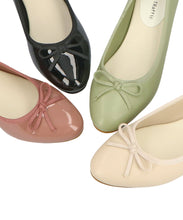 画像をギャラリービューアに読み込む, ラウンドトゥバレエレインパンプス/R-1017