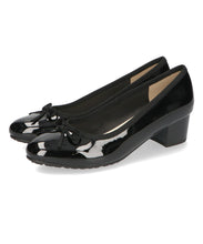 画像をギャラリービューアに読み込む, ラウンドトゥバレエレインパンプス/R-1017