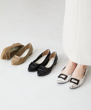 画像をギャラリービューアに読み込む, スクエアバックルレインパンプス/R-1019