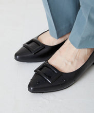 画像をギャラリービューアに読み込む, スクエアバックルレインパンプス/R-1019