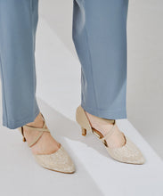 画像をギャラリービューアに読み込む, クロスストラップヒールパンプス/mor106