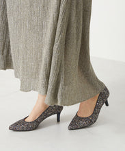 画像をギャラリービューアに読み込む, ポインテッドトゥグリッターパンプス/mor107