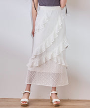 画像をギャラリービューアに読み込む, フリルレーススカート/TT517219