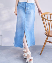 画像をギャラリービューアに読み込む, バックフレアマーメイドデニムスカート/TT517220