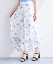 画像をギャラリービューアに読み込む, 花柄シアーフレアスカート/TT517222