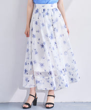 画像をギャラリービューアに読み込む, 花柄シアーフレアスカート/TT517222