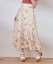 画像をギャラリービューアに読み込む, 花柄シアーフレアスカート/TT517222