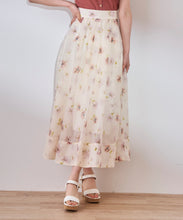 画像をギャラリービューアに読み込む, 花柄シアーフレアスカート/TT517222