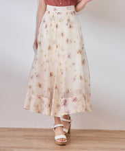画像をギャラリービューアに読み込む, 花柄シアーフレアスカート/TT517222