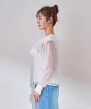 画像をギャラリービューアに読み込む, シアーフリルブラウス/TT518106
