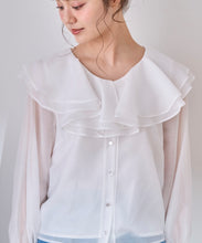 画像をギャラリービューアに読み込む, シアーフリルブラウス/TT518106
