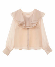 画像をギャラリービューアに読み込む, シアーフリルブラウス/TT518106
