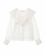 画像をギャラリービューアに読み込む, シアーフリルブラウス/TT518106