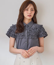 画像をギャラリービューアに読み込む, ヨークギャザーフリルブラウス/TT518109