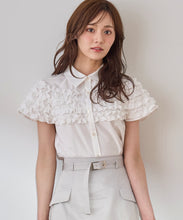 画像をギャラリービューアに読み込む, ヨークギャザーフリルブラウス/TT518109