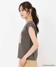 画像をギャラリービューアに読み込む, 【HIBIYA-KADANコラボ】フラワープリントノースリTEE/TT518207