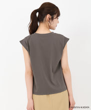 画像をギャラリービューアに読み込む, 【HIBIYA-KADANコラボ】フラワープリントノースリTEE/TT518207