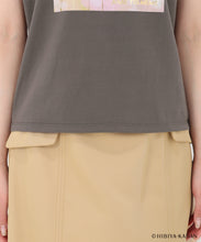 画像をギャラリービューアに読み込む, 【HIBIYA-KADANコラボ】フラワープリントノースリTEE/TT518207