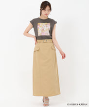 画像をギャラリービューアに読み込む, 【HIBIYA-KADANコラボ】フラワープリントノースリTEE/TT518207