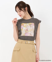 画像をギャラリービューアに読み込む, 【HIBIYA-KADANコラボ】フラワープリントノースリTEE/TT518207