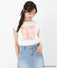 画像をギャラリービューアに読み込む, 【HIBIYA-KADANコラボ】フラワープリントノースリTEE/TT518207