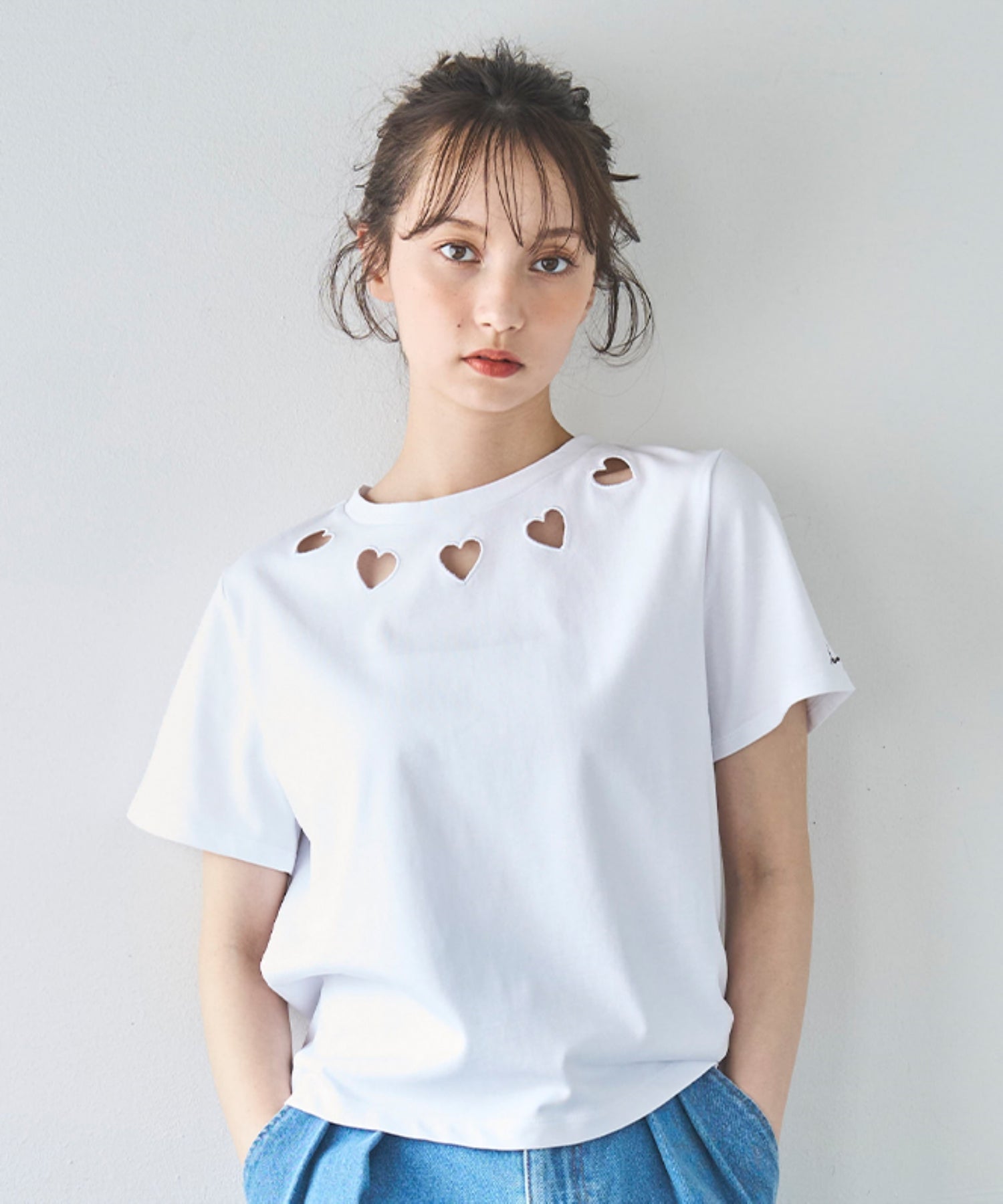 ハートカットワークTシャツ/TT518213 – MISCH MASCH|31 Sons de mode