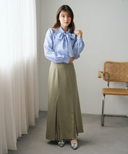 画像をギャラリービューアに読み込む, 異素材プリーツマーメイドスカート/TT527203