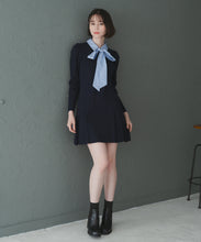 画像をギャラリービューアに読み込む, 襟付きミニニットワンピース/TT547406