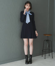 画像をギャラリービューアに読み込む, 襟付きミニニットワンピース/TT547406