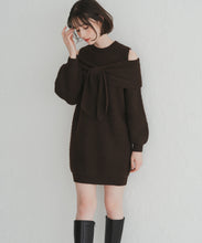 画像をギャラリービューアに読み込む, 【予約販売/11月下旬発売予定】リボンモチーフミニワンピース/TT547414