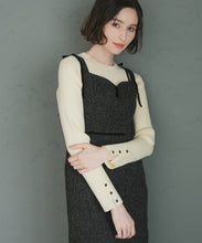 画像をギャラリービューアに読み込む, 【予約販売/11月中旬発売予定】ツイードレーストリミングジャンスカ/TT547417